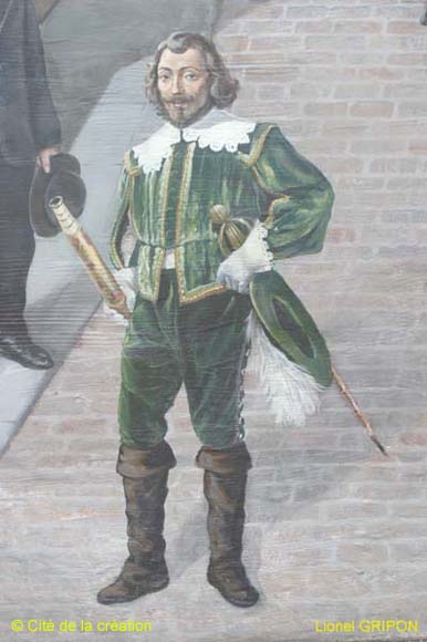 Fresque des québécois - Samuel de Champlain