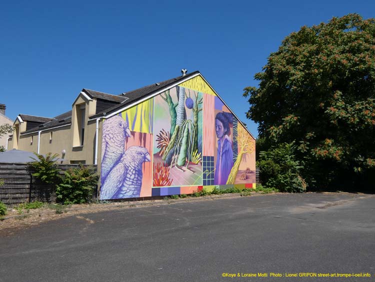 Perruches et végétaux