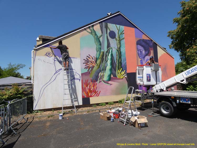 Perruches et végétaux