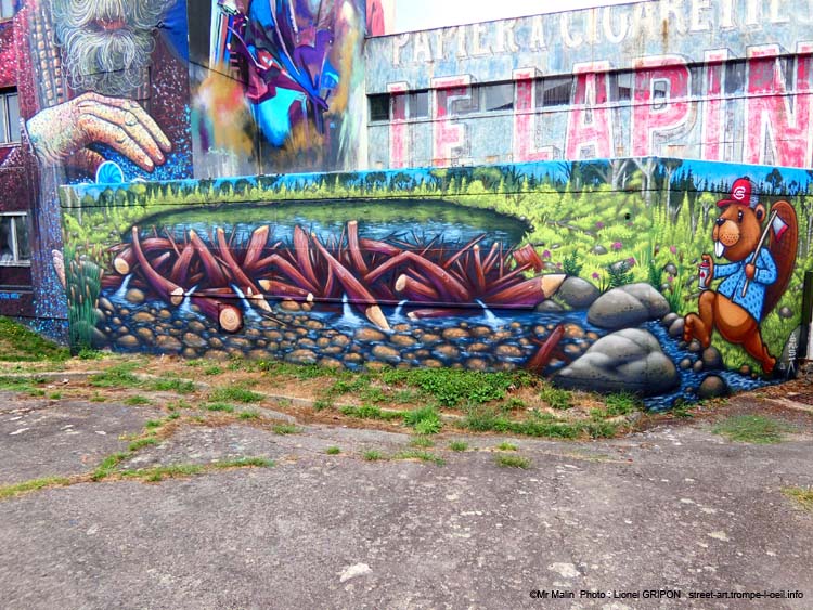 Castor graffeur