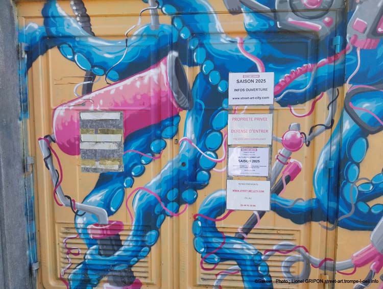 Pieuvre bleue