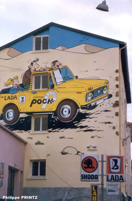 Fresque Lada Pock