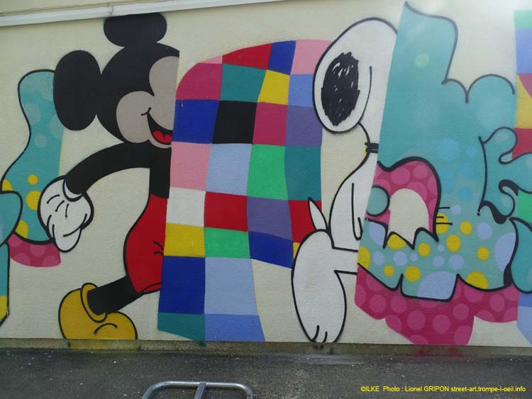 Mickey et Snoopy