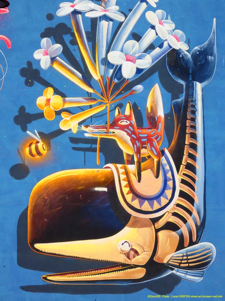 Cachalot et oiseaux