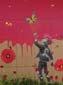 Coquelicots et papillons