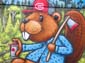 Castor graffeur