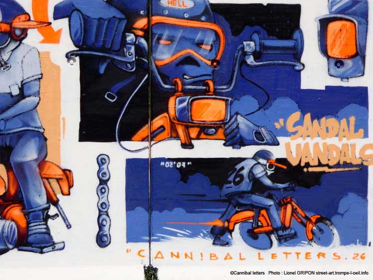 Bloc béton-181 Cannibal letters