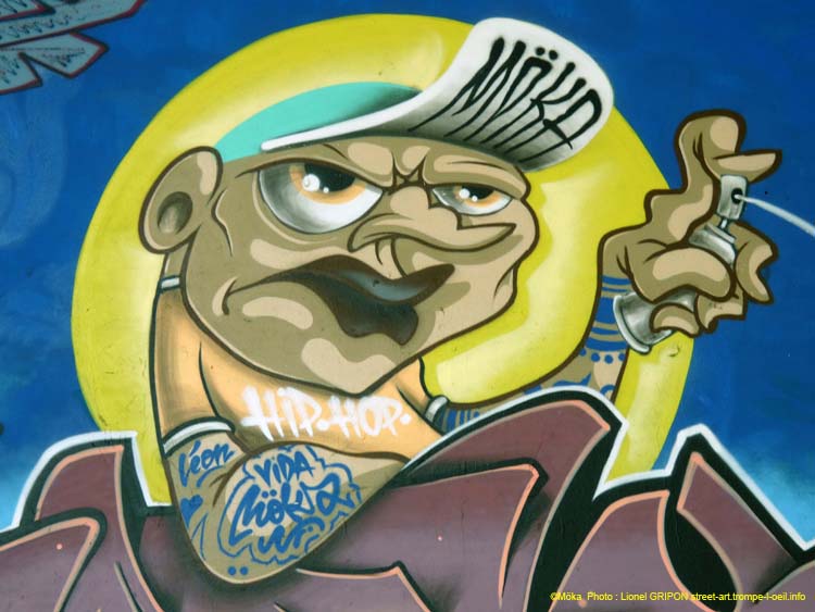 Graffeur à casquette