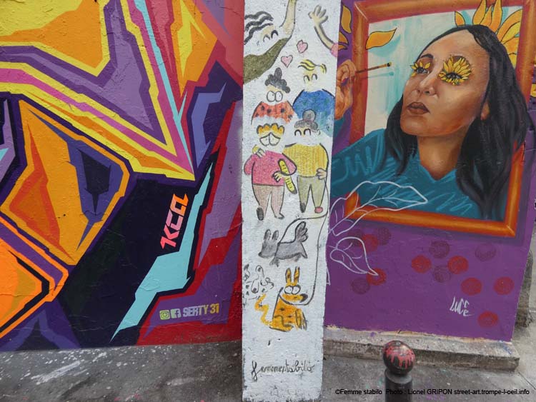 Défilé de personnages