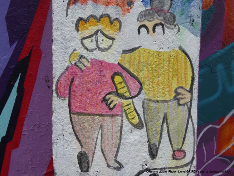 Défilé de personnages