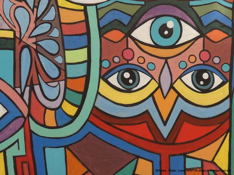 Éléphants colorés