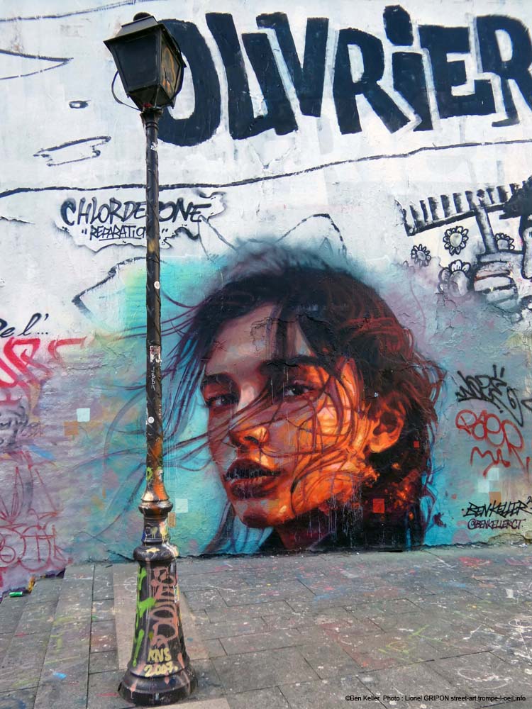 Cheveux dans le vent