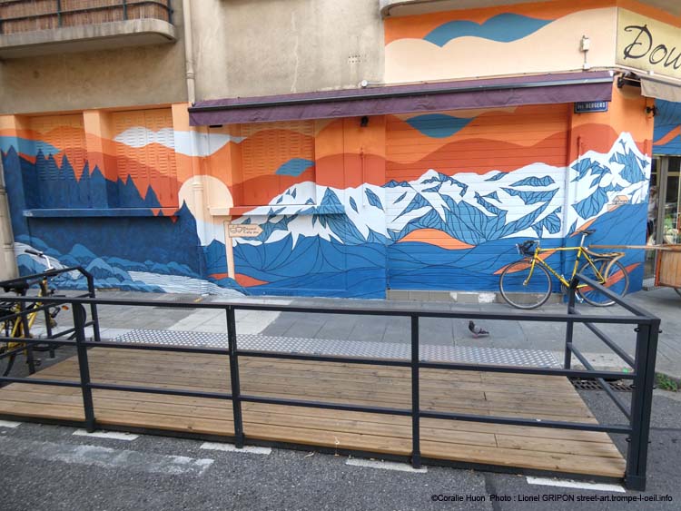 Montagne enneigée