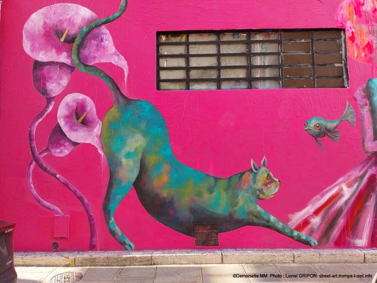 Mur du Marais-16 Demoiselle MM