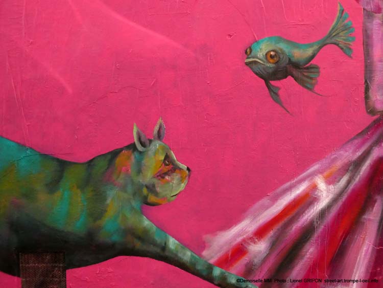 Mur du Marais-16 Demoiselle MM