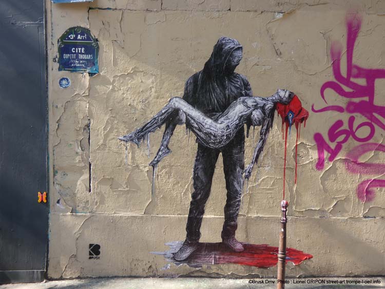 Graffeur et Marianne