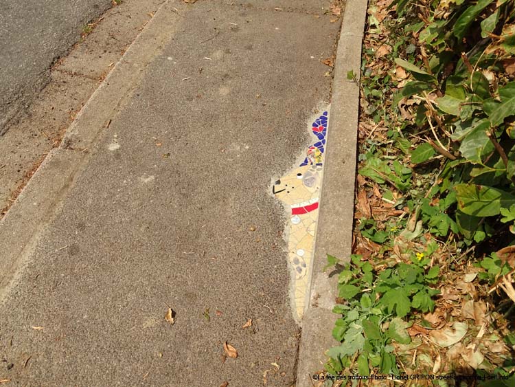 Oiseau sur chien