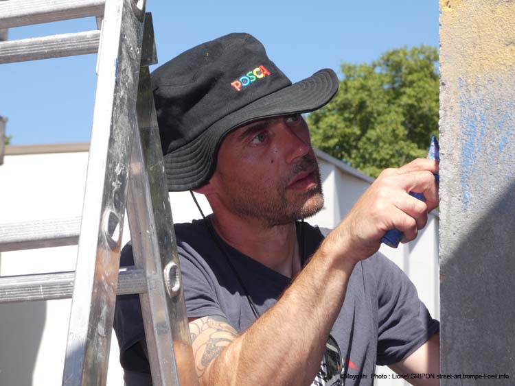 Passerelle chamarrée