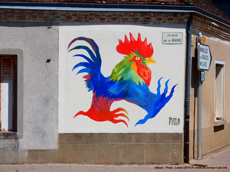 Coq stylisé