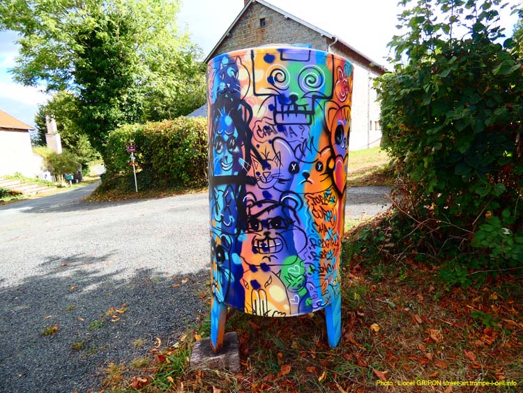 Citerne colorée