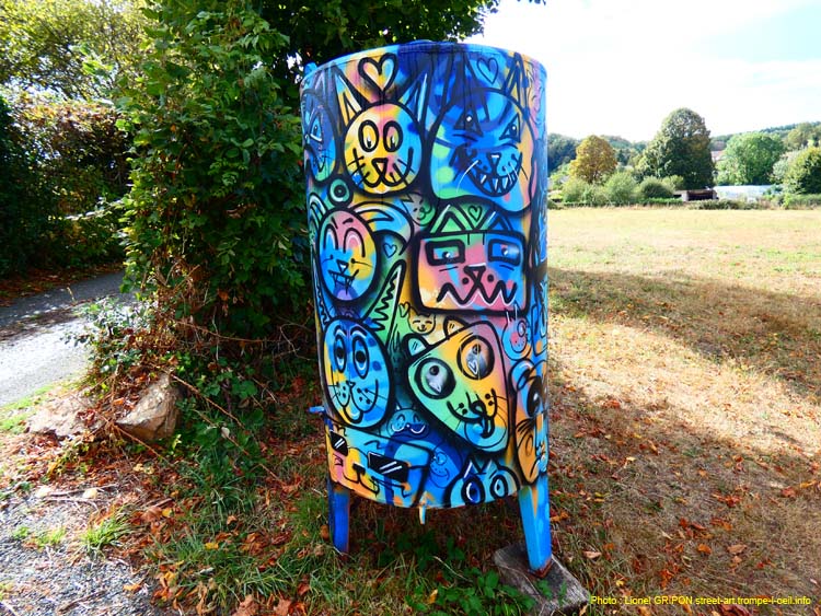 Citerne colorée