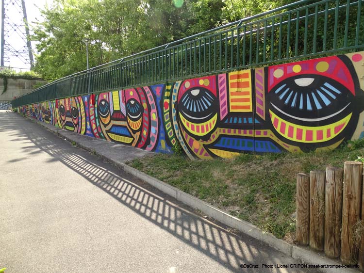 Rampe et portraits