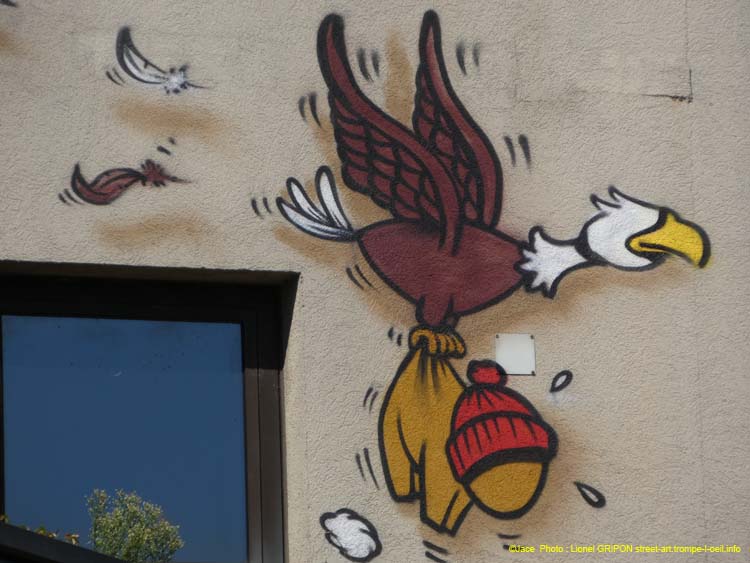 Gouzou et aigle