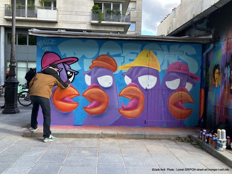 Bande de pigeons-02