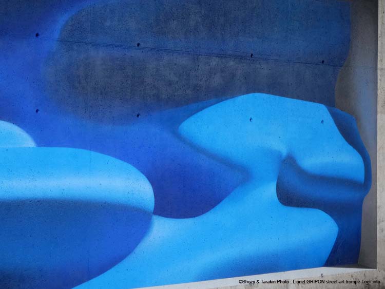 Formes bleues
