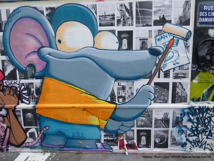 Souris afficheuse