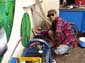 Indien sur skateboard