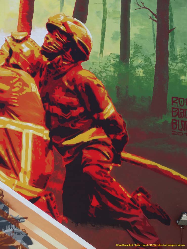 Hommage aux pompiers