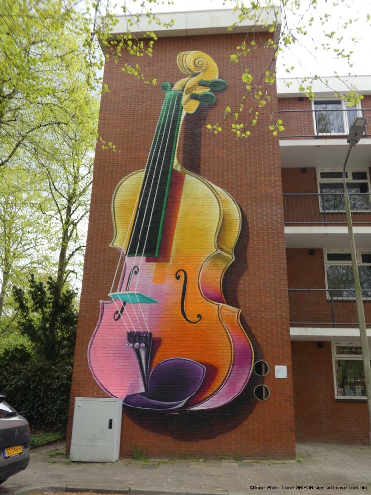 Violon coloré