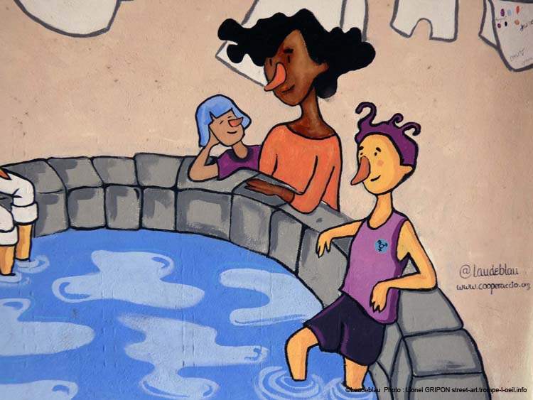 Bassin rafraîchissant